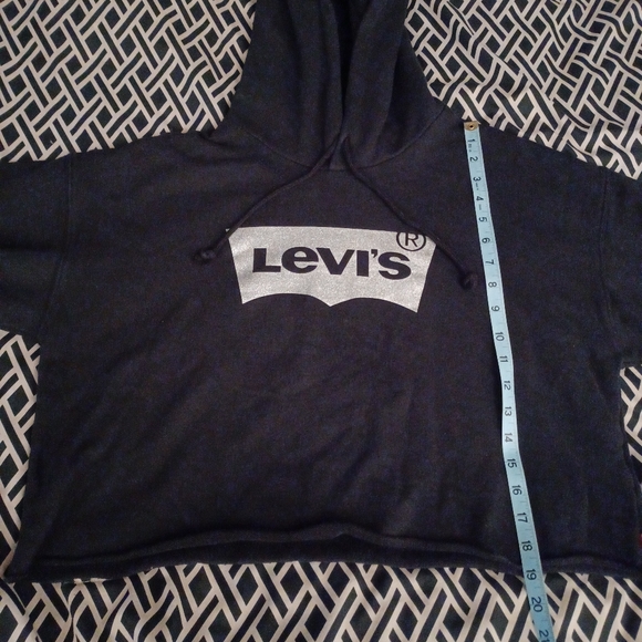 Levi's Sparkle Cropped Hoodie • Size M - Picture 4 of 6